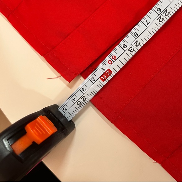 Vintage 70 80 Lilli Ann Retro Victorian Red Ruffle Front Feminine Tuxedo shirt - Picture 15 of 17